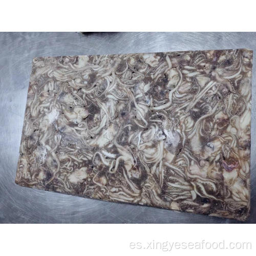 Tentáculos de calamares limpiados congelados